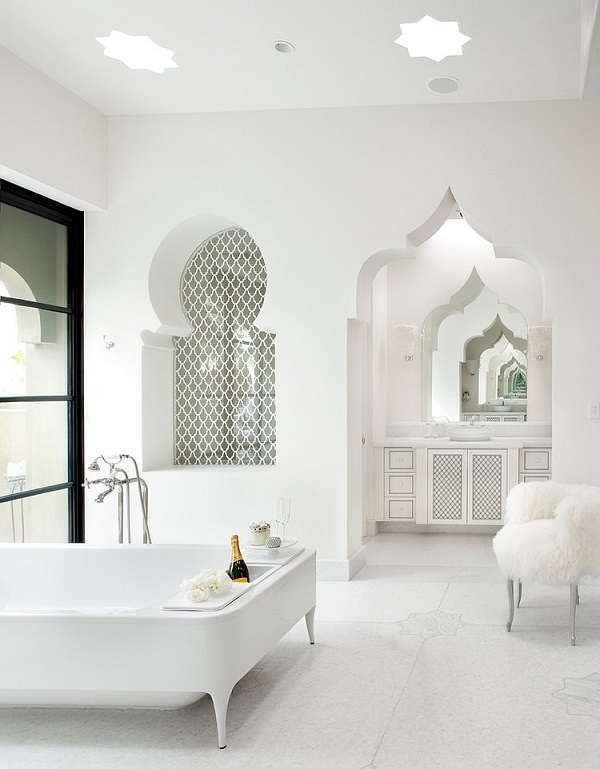 Modern Marokko Amerikaban | Moroccan style bathroom, Moroccan inspired